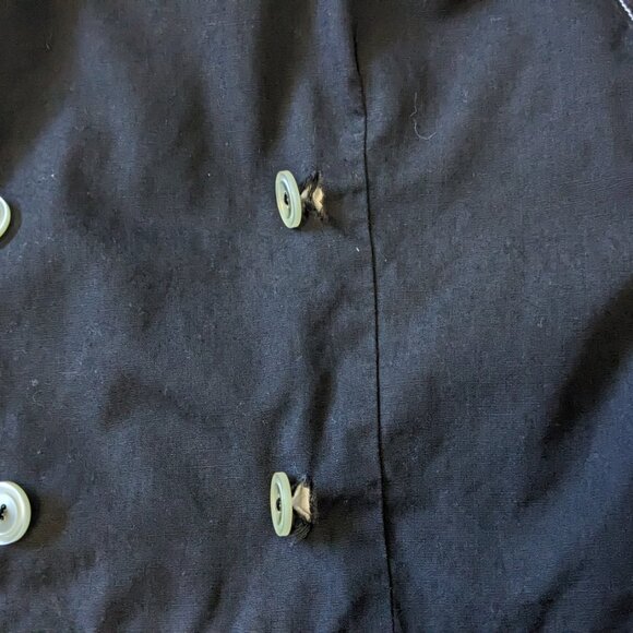 Vintage Handmade 1950s Sleeveless A-Line Sailor Inspired Dress XS - Picture 9 of 12